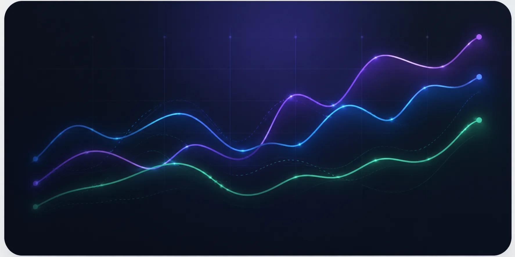 Premium animated performance graph visualization